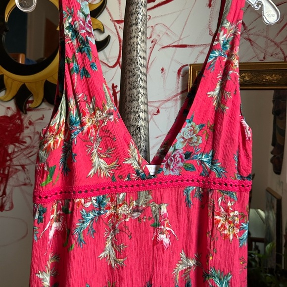 Johnny Was Pink Floral Midi Dress M - Picture 3 of 16